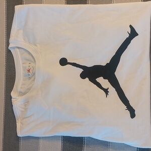 Air Jordan White jumpman silhouette t-shirt XXL